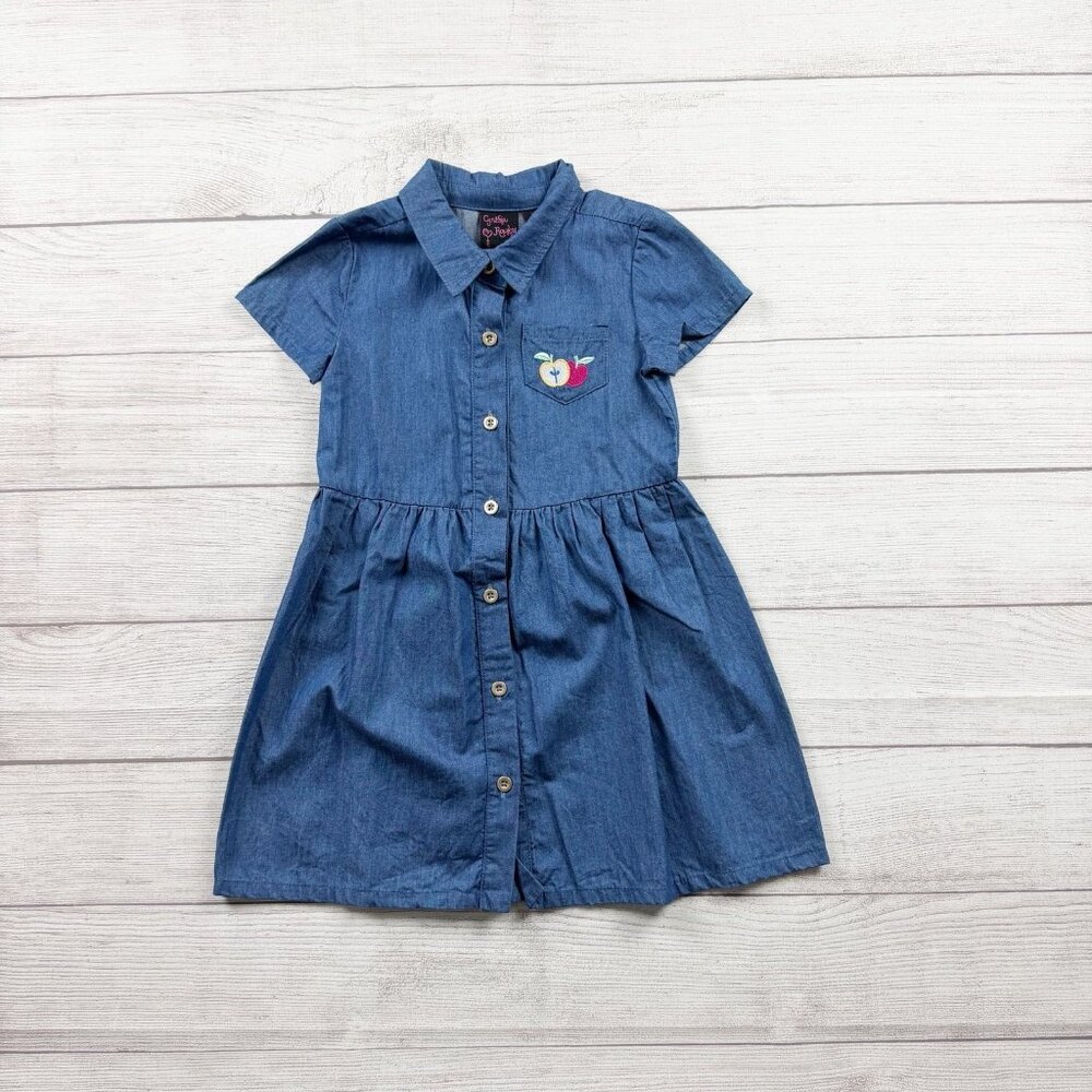 Cynthia Rowley Collared Buttoned Apple Dress